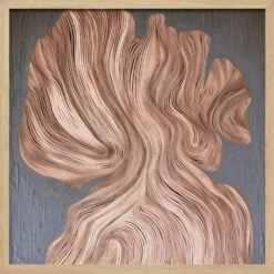 Flora III - Square Stretched Canvas, Poster Or Fine Art Print(Flora Iii Square Stretched Canvas Poster Or Fine Art Print) -Heart Wall Art Store pictufy light wood square 50x70 2697425