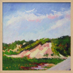 Lands End Dune - Square Stretched Canvas, Poster Or Fine Art Print(Lands End Dune Square Stretched Canvas Poster Or Fine Art Print) -Heart Wall Art Store pictufy light wood square 50x70 2786633