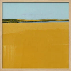 Where Blue Meets Gold - Square Stretched Canvas, Poster Or Fine Art Print(Where Blue Meets Gold Square Stretched Canvas Poster Or Fine Art Print) -Heart Wall Art Store pictufy light wood square 50x70 2790454