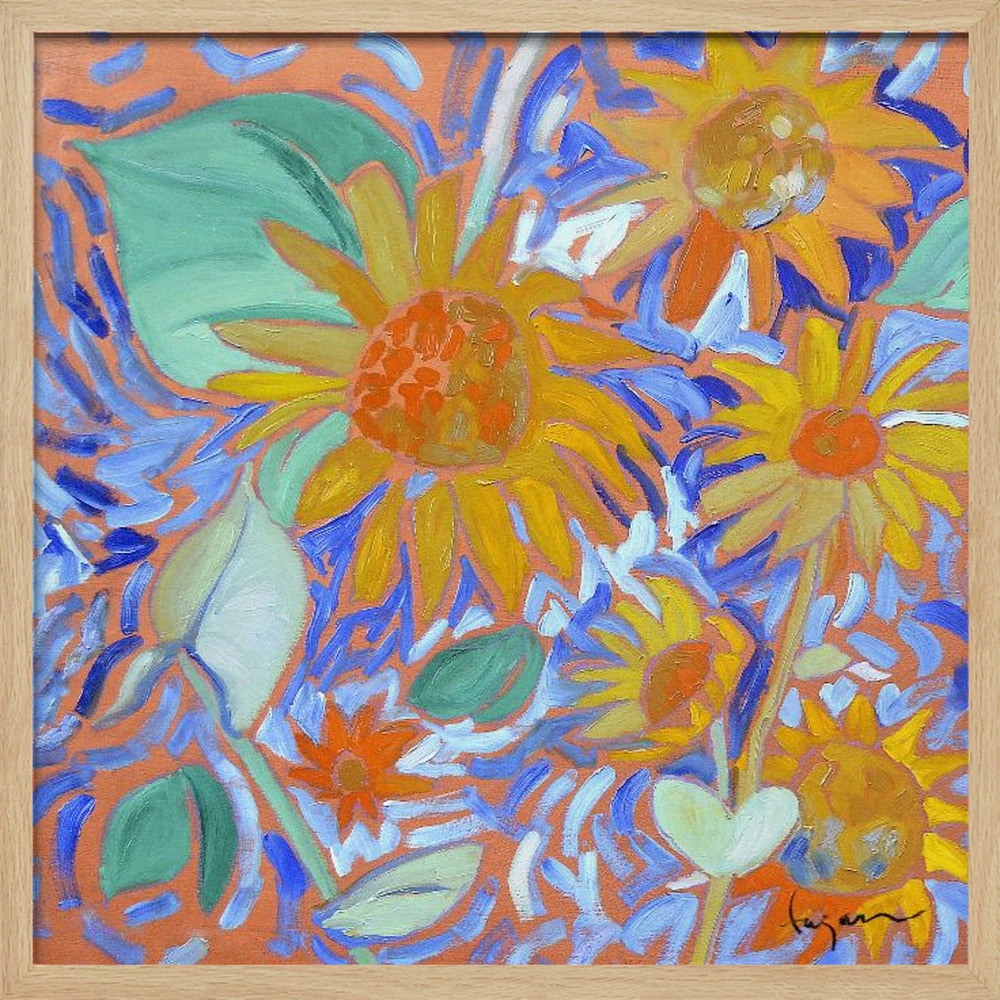 Sunflowersagei - Square Stretched Canvas, Poster Or Fine Art Print(Sunflowersagei Square Stretched Canvas Poster Or Fine Art Print) 3 Sunflowersagei - Square Stretched Canvas, Poster Or Fine Art Print(Sunflowersagei Square Stretched Canvas Poster Or Fine Art Print) - Image 3