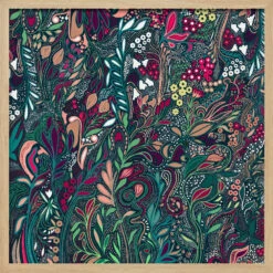 Verdant Whisperwood - Square Stretched Canvas, Poster Or Fine Art Print(Verdant Whisperwood Square Stretched Canvas Poster Or Fine Art Print) -Heart Wall Art Store pictufy light wood square 50x70 2847211