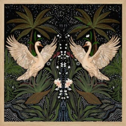 Swan Dance - Square Stretched Canvas, Poster Or Fine Art Print(Swan Dance Square Stretched Canvas Poster Or Fine Art Print) 15 Swan Dance - Square Stretched Canvas, Poster Or Fine Art Print(Swan Dance Square Stretched Canvas Poster Or Fine Art Print) -Heart Wall Art Store pictufy light wood square 50x70 2847340