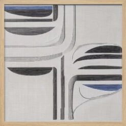 Balance II - Square Stretched Canvas, Poster Or Fine Art Print(Balance Ii Square Stretched Canvas Poster Or Fine Art Print) -Heart Wall Art Store pictufy light wood square 50x70 3010654