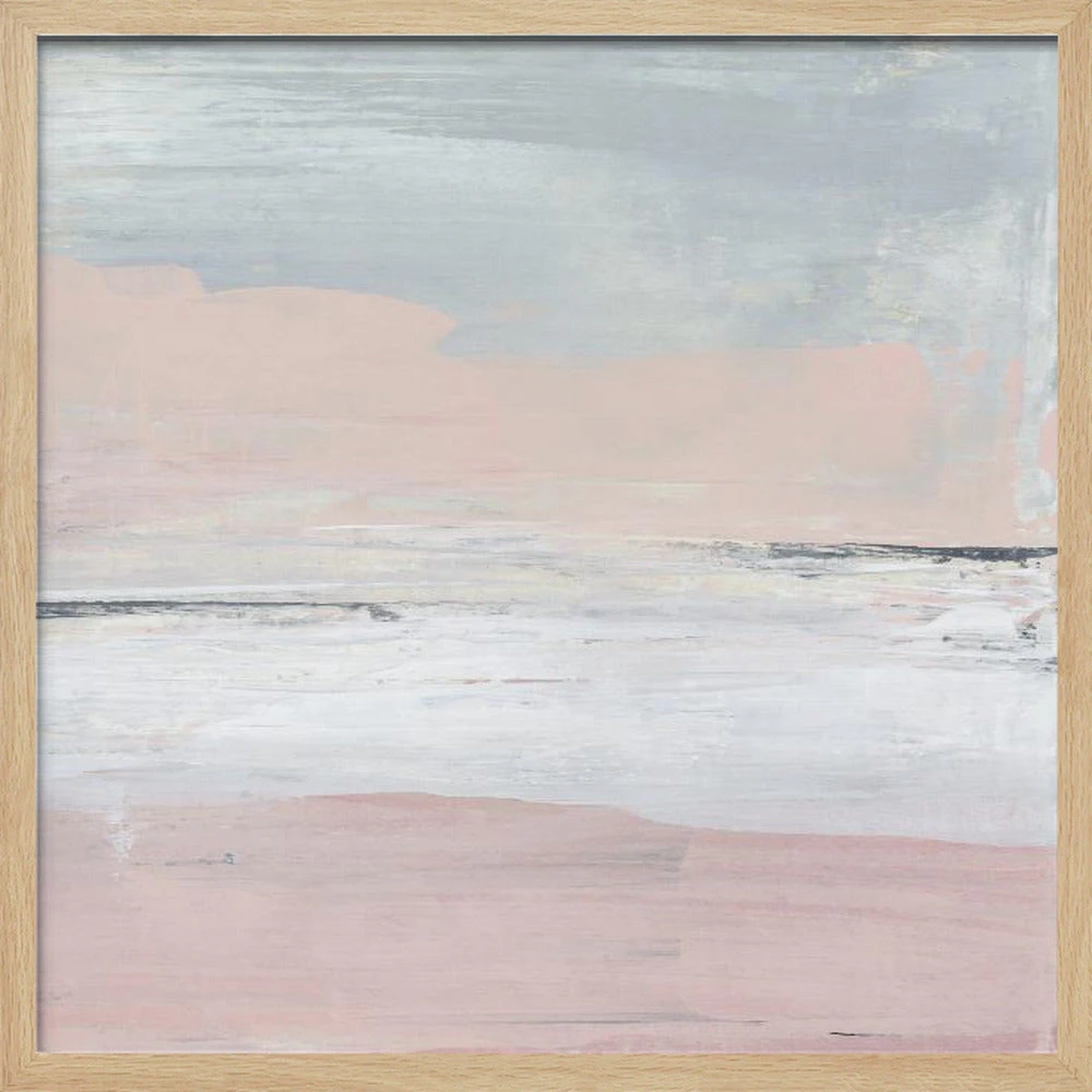 Peaceful Pastel Horizon - Square Stretched Canvas, Poster Or Fine Art Print(Peaceful Pastel Horizon Square Stretched Canvas Poster Or Fine Art Print) 3 Peaceful Pastel Horizon - Square Stretched Canvas, Poster Or Fine Art Print(Peaceful Pastel Horizon Square Stretched Canvas Poster Or Fine Art Print) - Image 3