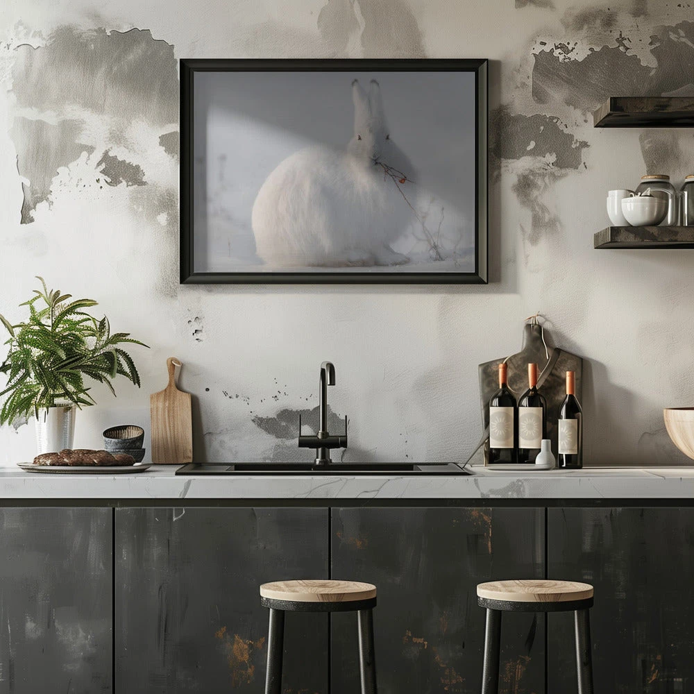 Wild Arctic Hare - Stretched Canvas, Poster Or Fine Art Print(Wild Arctic Hare Stretched Canvas Poster Or Fine Art Print) 12 Wild Arctic Hare - Stretched Canvas, Poster Or Fine Art Print(Wild Arctic Hare Stretched Canvas Poster Or Fine Art Print) - Image 12