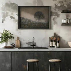 Lonely - Stretched Canvas, Poster Or Fine Art Print(Lonely Stretched Canvas Poster Or Fine Art Print) -Heart Wall Art Store pictufy rustic kitchen horizontal ratio 5x7 1645154