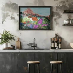 Ometepe By Sarah Gesek- Stretched Canvas, Poster Or Fine Art Print(Ometepe Stretched Canvas Poster Or Fine Art Print) -Heart Wall Art Store pictufy rustic kitchen horizontal ratio 5x7 2536257