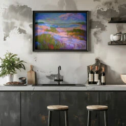 Beachcomber By Dorothy Fagan- Stretched Canvas, Poster Or Fine Art Print(Df1409beachcomber Stretched Canvas Poster Or Fine Art Print) -Heart Wall Art Store pictufy rustic kitchen horizontal ratio 5x7 2570663