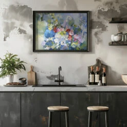 Wildflowers - Stretched Canvas, Poster Or Fine Art Print(Wildflowers Stretched Canvas Poster Or Fine Art Print) -Heart Wall Art Store pictufy rustic kitchen horizontal ratio 5x7 2673698