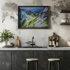 Alpine Trail - Stretched Canvas, Poster Or Fine Art Print(Alpine Trail Stretched Canvas Poster Or Fine Art Print) -Heart Wall Art Store pictufy rustic kitchen horizontal ratio 5x7 2786422