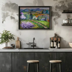 Pennsylvania Path - Stretched Canvas, Poster Or Fine Art Print(Pennsylvania Path Stretched Canvas Poster Or Fine Art Print) -Heart Wall Art Store pictufy rustic kitchen horizontal ratio 5x7 2786665