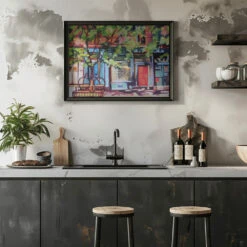 West Village - Stretched Canvas, Poster Or Fine Art Print(West Village Stretched Canvas Poster Or Fine Art Print) -Heart Wall Art Store pictufy rustic kitchen horizontal ratio 5x7 2786706