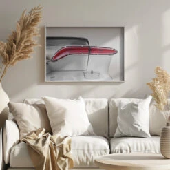 US Classic Car 1958 Taillight Abstract - Stretched Canvas, Poster Or Fine Art Print(Us Classic Car 1958 Taillight Abstract Stretched Canvas Poster Or Fine Art Print) -Heart Wall Art Store pictufy scandinavian landscape mode ratio 3x2 2165828