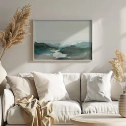 Highland View - Stretched Canvas, Poster Or Fine Art Print(Highland View Stretched Canvas Poster Or Fine Art Print) -Heart Wall Art Store pictufy scandinavian landscape mode ratio 3x2 2492306