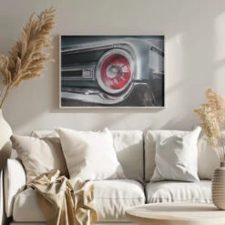 American Classic Car Galaxie 500 1964 Rear - Stretched Canvas, Poster Or Fine Art Print(American Classic Car Galaxie 500 1964 Rear Stretched Canvas Poster Or Fine Art Print) -Heart Wall Art Store pictufy scandinavian landscape mode ratio 3x2 2585642