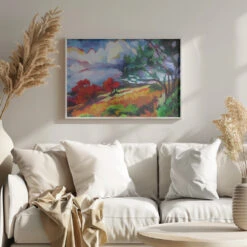 Sonoma Hillside - Stretched Canvas, Poster Or Fine Art Print(Sonoma Hillside Stretched Canvas Poster Or Fine Art Print) -Heart Wall Art Store pictufy scandinavian landscape mode ratio 3x2 2786681