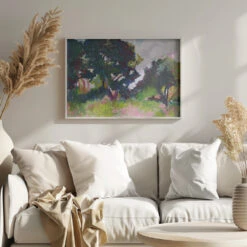 Trees In The Distance - Stretched Canvas, Poster Or Fine Art Print(Trees In The Distance Stretched Canvas Poster Or Fine Art Print) -Heart Wall Art Store pictufy scandinavian landscape mode ratio 3x2 2786695