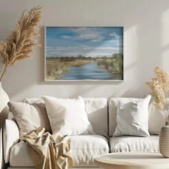River Of Reeds, Botswana - Stretched Canvas, Poster Or Fine Art Print(River Of Reeds Botswana Stretched Canvas Poster Or Fine Art Print) -Heart Wall Art Store pictufy scandinavian landscape mode ratio 3x2 2942454