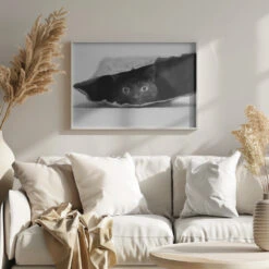 Cat In A Bag - Stretched Canvas, Poster Or Fine Art Print(Cat In A Bag Stretched Canvas Poster Or Fine Art Print) 19 Cat In A Bag - Stretched Canvas, Poster Or Fine Art Print(Cat In A Bag Stretched Canvas Poster Or Fine Art Print) -Heart Wall Art Store pictufy scandinavian landscape mode ratio 3x2 298