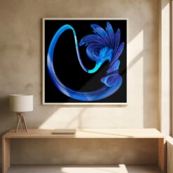 The Blues - Square Stretched Canvas, Poster Or Fine Art Print(The Blues Square Stretched Canvas Poster Or Fine Art Print 1) -Heart Wall Art Store pictufy square interiors bright desk ratio 1x1 2412100