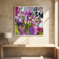 Df675a And To Everything There Is A Season Bloom I - Square Stretched Canvas, Poster Or Fine Art Print(Df675a And To Everything There Is A Season Bloom I Square Stretched Canvas Poster Or Fine Art Print) -Heart Wall Art Store pictufy square interiors bright desk ratio 1x1 2570901