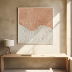 Feeling I - Square Stretched Canvas, Poster Or Fine Art Print(Feeling I Square Stretched Canvas Poster Or Fine Art Print) -Heart Wall Art Store pictufy square interiors bright desk ratio 1x1 2735862