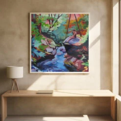 Pennsylvania Oasis - Square Stretched Canvas, Poster Or Fine Art Print(Pennsylvania Oasis Square Stretched Canvas Poster Or Fine Art Print) -Heart Wall Art Store pictufy square interiors bright desk ratio 1x1 2785934