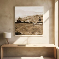 Heritage Style - Square Stretched Canvas, Poster Or Fine Art Print(Heritage Style Square Stretched Canvas Poster Or Fine Art Print) -Heart Wall Art Store pictufy square interiors bright desk ratio 1x1 2787354