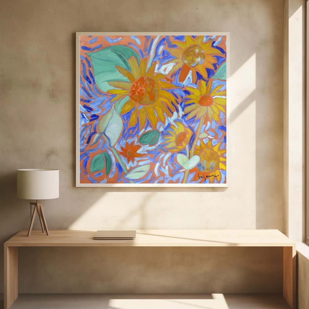 Sunflowersagei - Square Stretched Canvas, Poster Or Fine Art Print(Sunflowersagei Square Stretched Canvas Poster Or Fine Art Print) 12 Sunflowersagei - Square Stretched Canvas, Poster Or Fine Art Print(Sunflowersagei Square Stretched Canvas Poster Or Fine Art Print) - Image 12