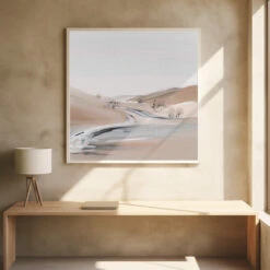 Farm View III - Square Stretched Canvas, Poster Or Fine Art Print(Farm View Iii Square Stretched Canvas Poster Or Fine Art Print) -Heart Wall Art Store pictufy square interiors bright desk ratio 1x1 2925842