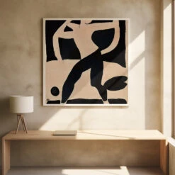 Goddance - Square Stretched Canvas, Poster Or Fine Art Print(Goddance Square Stretched Canvas Poster Or Fine Art Print) -Heart Wall Art Store pictufy square interiors bright desk ratio 1x1 2997375