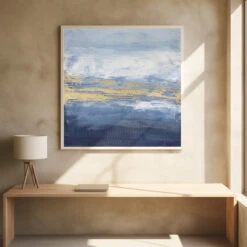 Peaceful Golden Horizon - Square Stretched Canvas, Poster Or Fine Art Print(Peaceful Golden Horizon Square Stretched Canvas Poster Or Fine Art Print 1) 24 Peaceful Golden Horizon - Square Stretched Canvas, Poster Or Fine Art Print(Peaceful Golden Horizon Square Stretched Canvas Poster Or Fine Art Print 1) -Heart Wall Art Store pictufy square interiors bright desk ratio 1x1 3116762