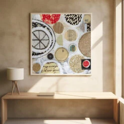 Hodge Podge - Square Stretched Canvas, Poster Or Fine Art Print(Hodge Podge Square Stretched Canvas Poster Or Fine Art Print) 24 Hodge Podge - Square Stretched Canvas, Poster Or Fine Art Print(Hodge Podge Square Stretched Canvas Poster Or Fine Art Print) -Heart Wall Art Store pictufy square interiors bright desk ratio 1x1 3144177