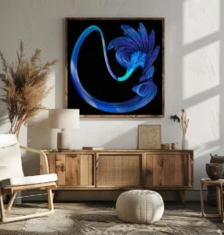 The Blues - Square Stretched Canvas, Poster Or Fine Art Print(The Blues Square Stretched Canvas Poster Or Fine Art Print 1) -Heart Wall Art Store pictufy square livingroom ratio 1x1 2412100