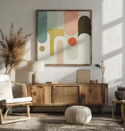 Runde Shapes Kopie - Square Stretched Canvas, Poster Or Fine Art Print(Runde Shapes Kopie Square Stretched Canvas Poster Or Fine Art Print) -Heart Wall Art Store pictufy square livingroom ratio 1x1 2552788