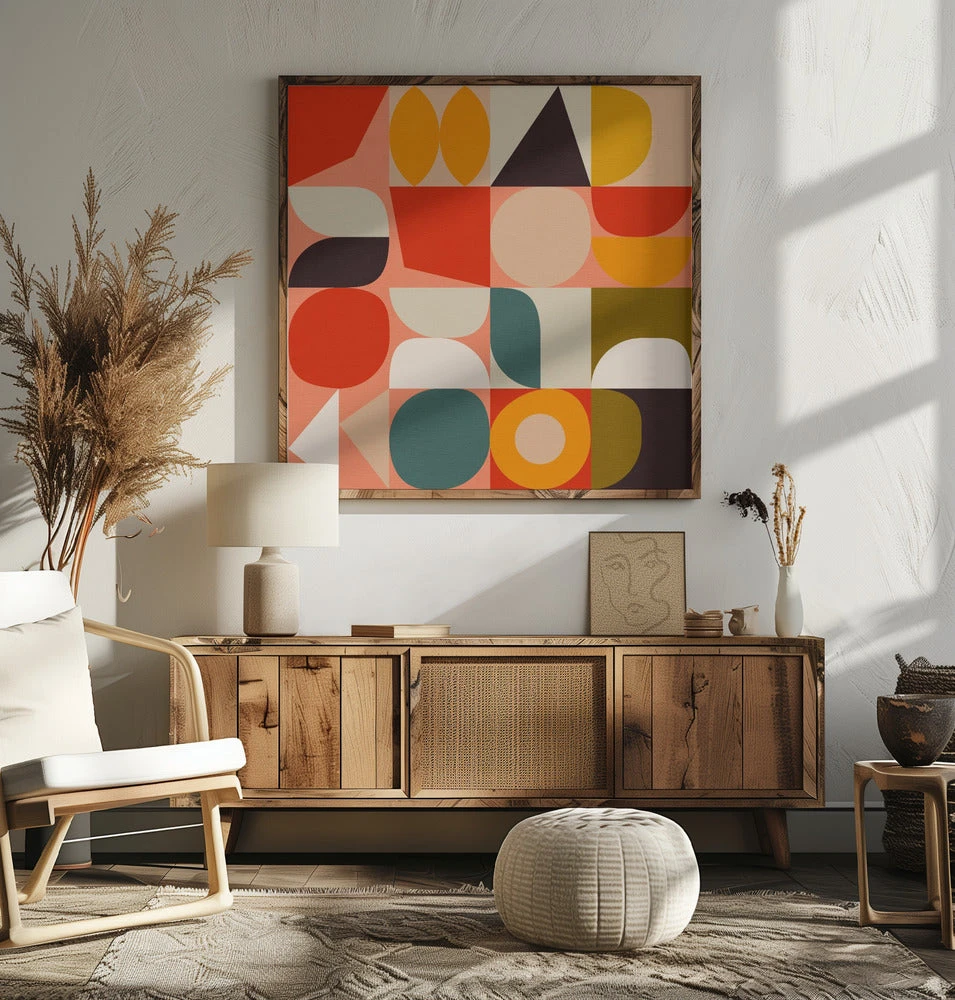 Bauhaus New 4 - Square Stretched Canvas, Poster Or Fine Art Print(Bauhaus New 4 Square Stretched Canvas Poster Or Fine Art Print) 7 Bauhaus New 4 - Square Stretched Canvas, Poster Or Fine Art Print(Bauhaus New 4 Square Stretched Canvas Poster Or Fine Art Print) - Image 7