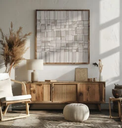 Tiles Nº1 - Square Stretched Canvas, Poster Or Fine Art Print(Tiles Nº1 Square Stretched Canvas Poster Or Fine Art Print) -Heart Wall Art Store pictufy square livingroom ratio 1x1 2741149