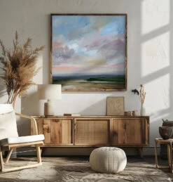 Open Road - Square Stretched Canvas, Poster Or Fine Art Print(Open Road Square Stretched Canvas Poster Or Fine Art Print) -Heart Wall Art Store pictufy square livingroom ratio 1x1 2781798