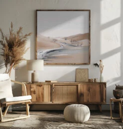 Farm View III - Square Stretched Canvas, Poster Or Fine Art Print(Farm View Iii Square Stretched Canvas Poster Or Fine Art Print) -Heart Wall Art Store pictufy square livingroom ratio 1x1 2925842