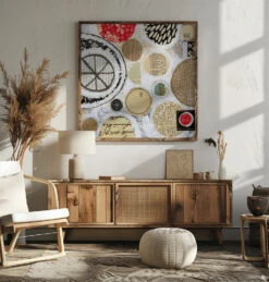 Hodge Podge - Square Stretched Canvas, Poster Or Fine Art Print(Hodge Podge Square Stretched Canvas Poster Or Fine Art Print) 19 Hodge Podge - Square Stretched Canvas, Poster Or Fine Art Print(Hodge Podge Square Stretched Canvas Poster Or Fine Art Print) -Heart Wall Art Store pictufy square livingroom ratio 1x1 3144177