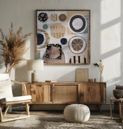 Whimsical Circles - Square Stretched Canvas, Poster Or Fine Art Print(Whimsical Circles Square Stretched Canvas Poster Or Fine Art Print) 19 Whimsical Circles - Square Stretched Canvas, Poster Or Fine Art Print(Whimsical Circles Square Stretched Canvas Poster Or Fine Art Print) -Heart Wall Art Store pictufy square livingroom ratio 1x1 3144178