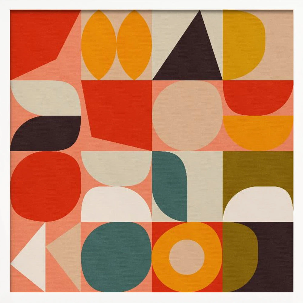 Bauhaus New 4 - Square Stretched Canvas, Poster Or Fine Art Print(Bauhaus New 4 Square Stretched Canvas Poster Or Fine Art Print) 2 Bauhaus New 4 - Square Stretched Canvas, Poster Or Fine Art Print(Bauhaus New 4 Square Stretched Canvas Poster Or Fine Art Print) - Image 2