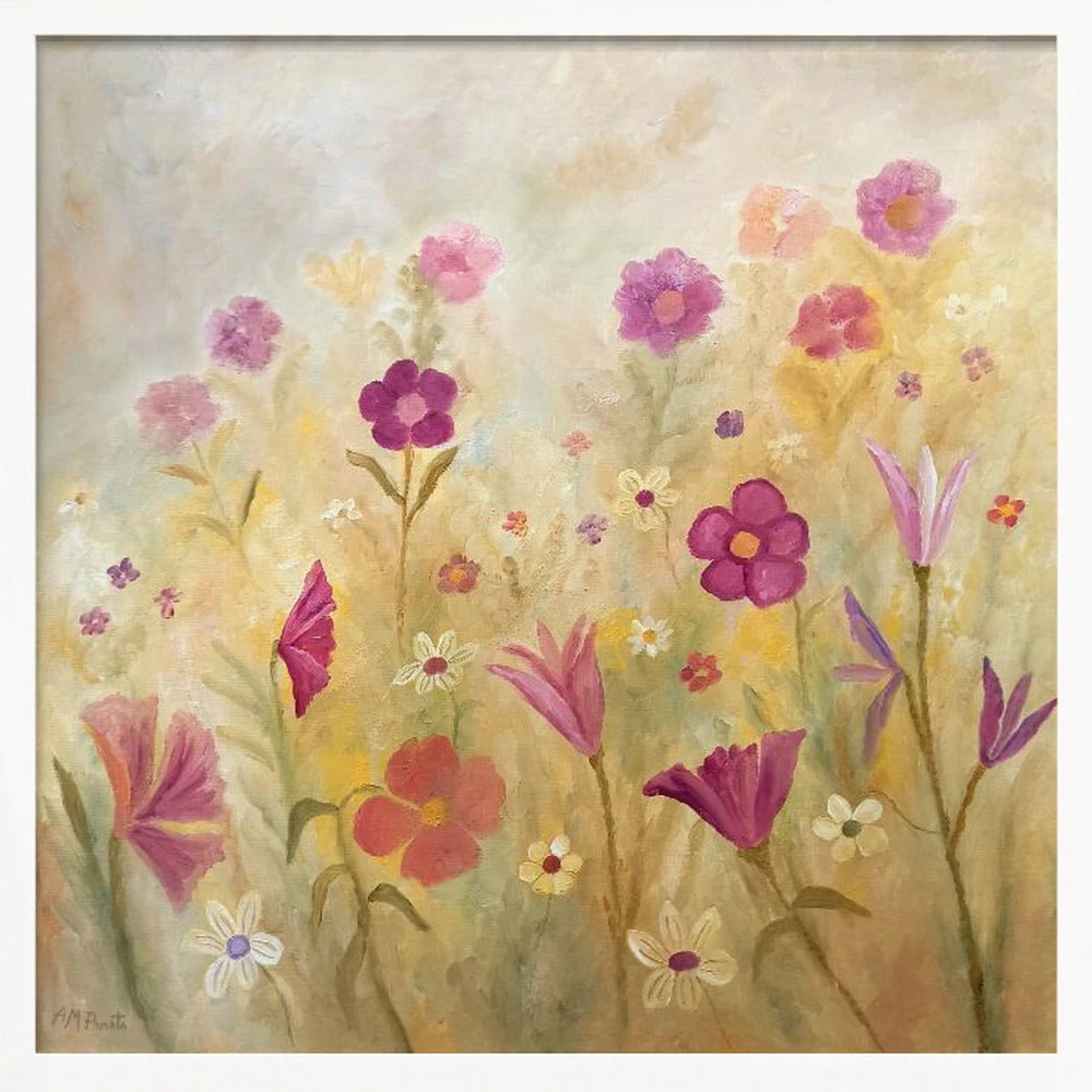 Flowers In The Mist - Square Stretched Canvas, Poster Or Fine Art Print(Flowers In The Mist Square Stretched Canvas Poster Or Fine Art Print) 2 Flowers In The Mist - Square Stretched Canvas, Poster Or Fine Art Print(Flowers In The Mist Square Stretched Canvas Poster Or Fine Art Print) - Image 2