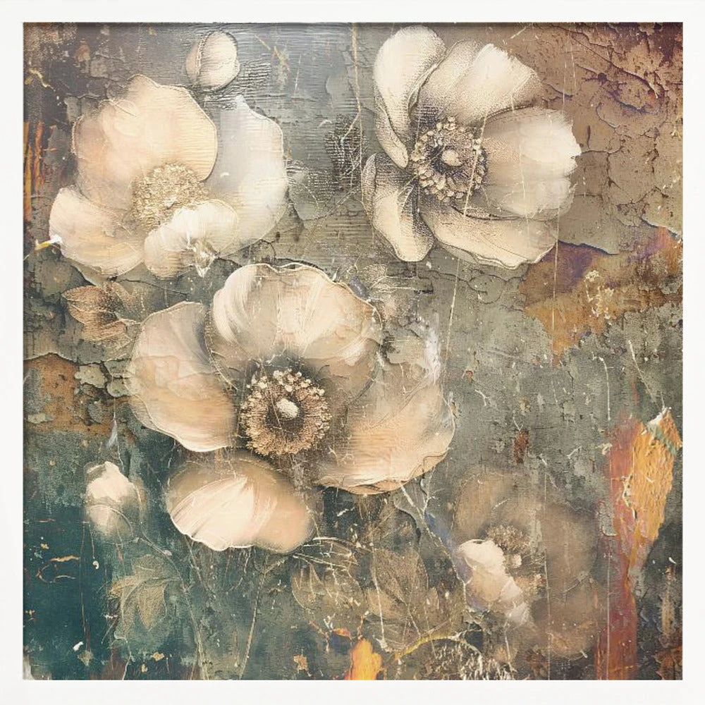 Flowers Floral Art Illustration 10 - Square Stretched Canvas, Poster Or Fine Art Print(Flowers Floral Art Illustration 10 Square Stretched Canvas Poster Or Fine Art Print) 2 Flowers Floral Art Illustration 10 - Square Stretched Canvas, Poster Or Fine Art Print(Flowers Floral Art Illustration 10 Square Stretched Canvas Poster Or Fine Art Print) - Image 2