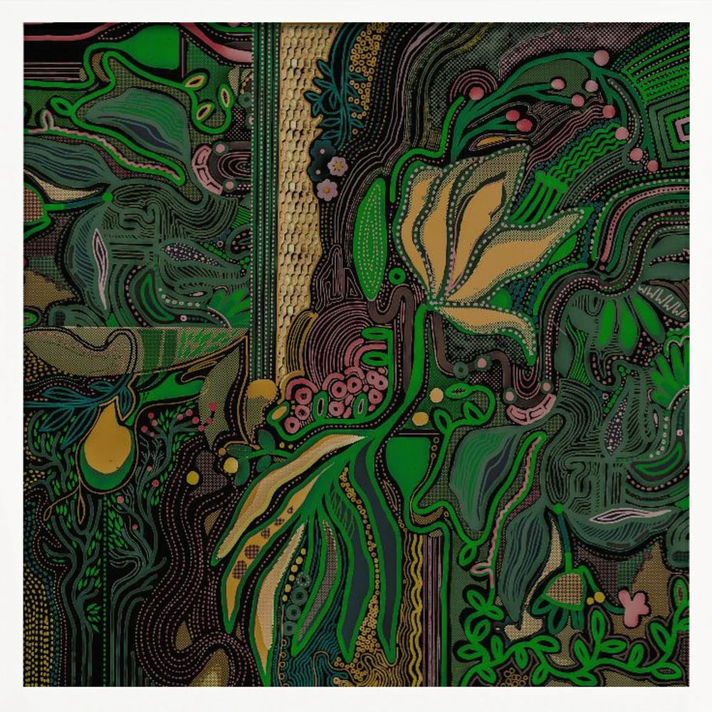 Botanical Geometry - Square Stretched Canvas, Poster Or Fine Art Print(Botanical Geometry Square Stretched Canvas Poster Or Fine Art Print) 2 Botanical Geometry - Square Stretched Canvas, Poster Or Fine Art Print(Botanical Geometry Square Stretched Canvas Poster Or Fine Art Print) - Image 2