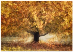 Gold Colors - Stretched Canvas, Poster Or Fine Art Print(Gold Colors Stretched Canvas Poster Or Fine Art Print) -Heart Wall Art Store poster landscape 2140317