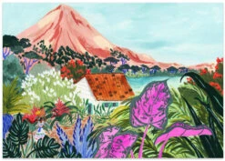 Ometepe By Sarah Gesek- Stretched Canvas, Poster Or Fine Art Print(Ometepe Stretched Canvas Poster Or Fine Art Print) -Heart Wall Art Store poster landscape 2536257