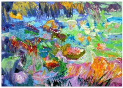 Vibrant Dreamscape - Stretched Canvas, Poster Or Fine Art Print(Vibrant Dreamscape Stretched Canvas Poster Or Fine Art Print 1) -Heart Wall Art Store poster landscape 2570733