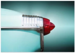 American Classic Car Super 88 1953 Rear - Stretched Canvas, Poster Or Fine Art Print(American Classic Car Super 88 1953 Rear Stretched Canvas Poster Or Fine Art Print) -Heart Wall Art Store poster landscape 2762055