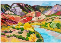 The Colors Of New Mexico - Stretched Canvas, Poster Or Fine Art Print(The Colors Of New Mexico Stretched Canvas Poster Or Fine Art Print) -Heart Wall Art Store poster landscape 2785956